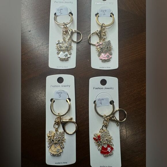 NWT Hello Kitty Left Box Key Ring $10 Closet Minimum Purchase 4 Options - Picture 1 of 5